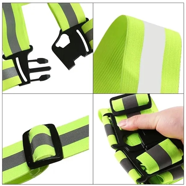 Adjustable Hi Vis Reflective Running Safety Belt - Adjustable Hi Vis Reflective Running Safety Belt - Image 1 of 3