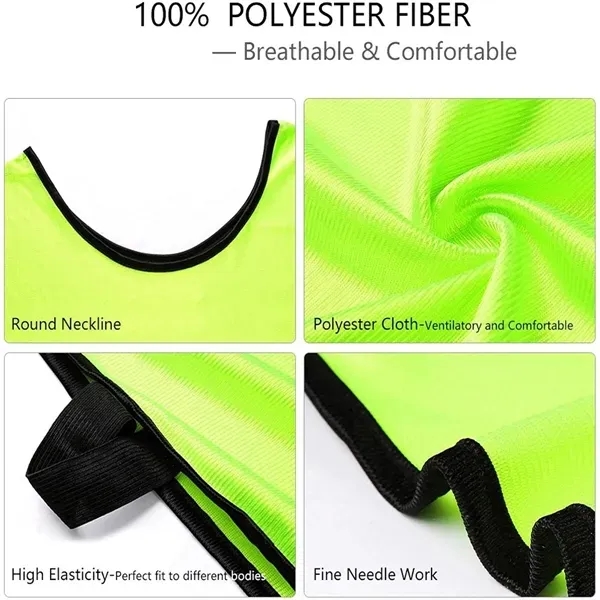 Scrimmage Mesh Jersey Sports Vest for Child & Adult - Scrimmage Mesh Jersey Sports Vest for Child & Adult - Image 2 of 4