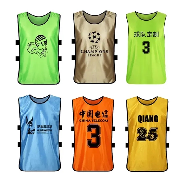 Scrimmage Mesh Jersey Sports Vest for Child & Adult - Scrimmage Mesh Jersey Sports Vest for Child & Adult - Image 4 of 4