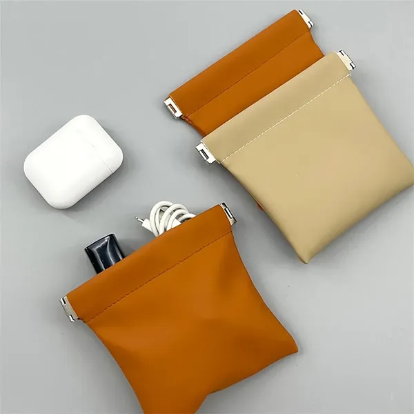 No Zipper Self-closing Mini Storage Bag 11CMX11CM - No Zipper Self-closing Mini Storage Bag 11CMX11CM - Image 0 of 5