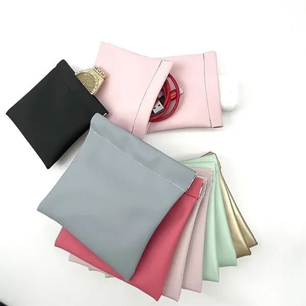 No Zipper Self-closing Mini Storage Bag 11CMX11CM - No Zipper Self-closing Mini Storage Bag 11CMX11CM - Image 5 of 5