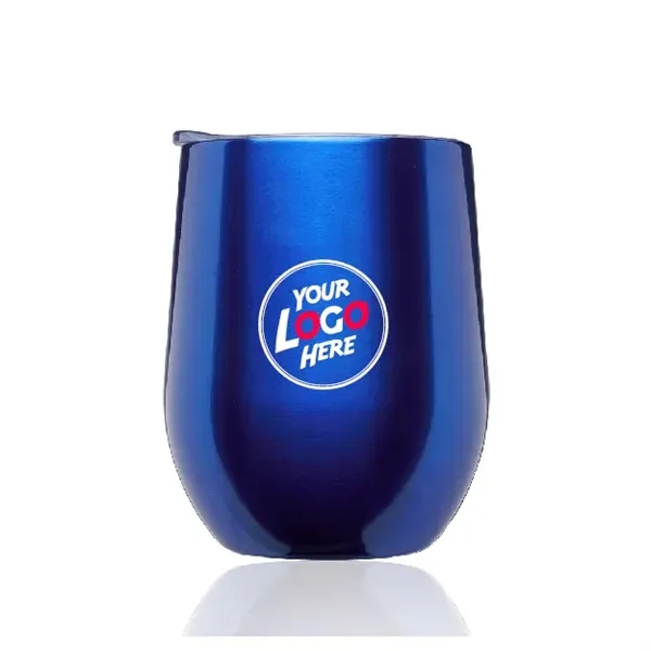 Largo Stemless Wine Glass with Lid -11 oz - Largo Stemless Wine Glass with Lid -11 oz - Image 13 of 21