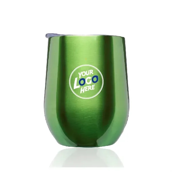 Largo Stemless Wine Glass with Lid -11 oz - Largo Stemless Wine Glass with Lid -11 oz - Image 18 of 21