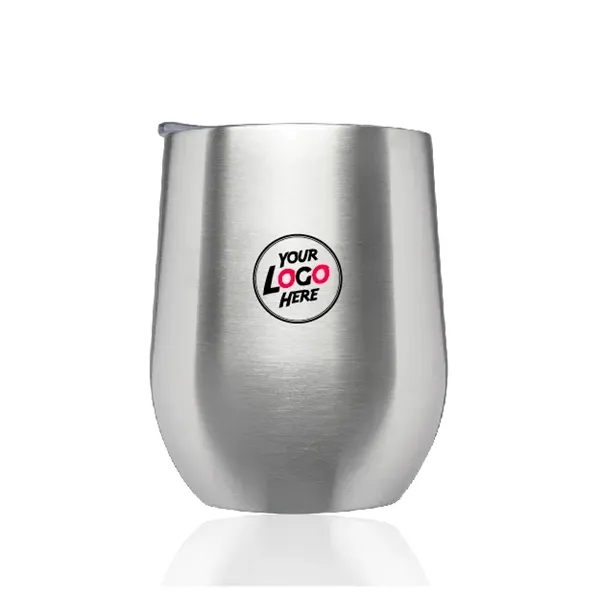 Largo Stemless Wine Glass with Lid -11 oz - Largo Stemless Wine Glass with Lid -11 oz - Image 20 of 21