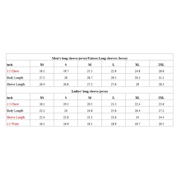 Performance DyeSub Long Sleeve Athletic Shirt - Performance DyeSub Long Sleeve Athletic Shirt - Image 5 of 5