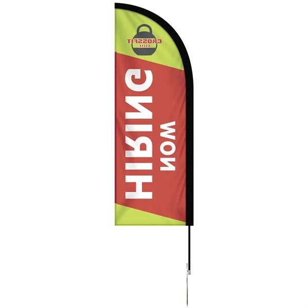 24 - Hour 6' Single Reverse Half Drop Banner w/ Hardware Set - 24 - Hour 6' Single Reverse Half Drop Banner w/ Hardware Set - Image 3 of 12