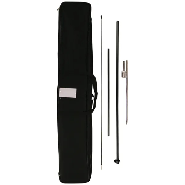 24 - Hour 6' Single Reverse Half Drop Banner w/ Hardware Set - 24 - Hour 6' Single Reverse Half Drop Banner w/ Hardware Set - Image 4 of 12