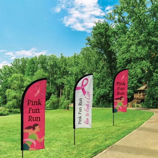 48 - Hour 6' Single Reverse Half Drop Banner w/ Hardware Set - 48 - Hour 6' Single Reverse Half Drop Banner w/ Hardware Set - Image 11 of 12