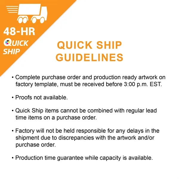 48 - Hour 8' Single Reverse Half Drop Banner w/ Hardware Set - 48 - Hour 8' Single Reverse Half Drop Banner w/ Hardware Set - Image 1 of 12
