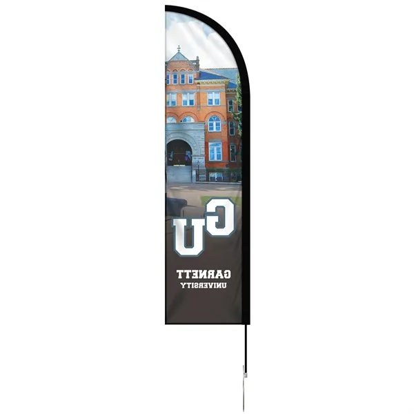 48 - Hour 8' Single Reverse Half Drop Banner w/ Hardware Set - 48 - Hour 8' Single Reverse Half Drop Banner w/ Hardware Set - Image 3 of 12