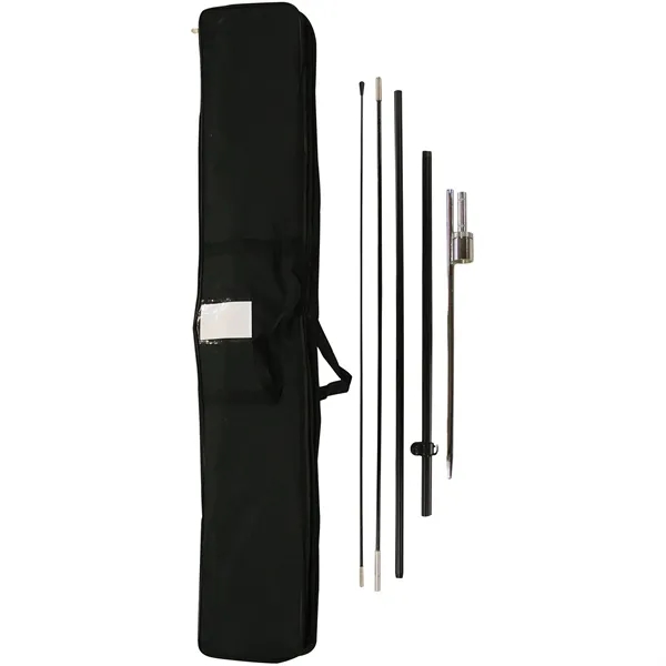 48 - Hour 6' Single Reverse Teardrop Banner w/ Hardware Set - 48 - Hour 6' Single Reverse Teardrop Banner w/ Hardware Set - Image 4 of 11