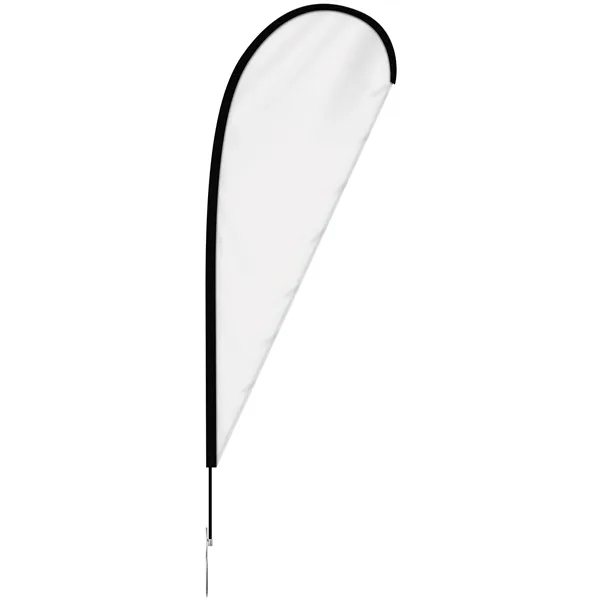 24 - Hour 8' Single Reverse Teardrop Banner w/ Hardware Set - 24 - Hour 8' Single Reverse Teardrop Banner w/ Hardware Set - Image 2 of 11