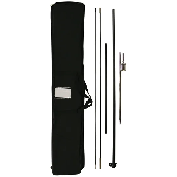 24 - Hour 8' Single Reverse Teardrop Banner w/ Hardware Set - 24 - Hour 8' Single Reverse Teardrop Banner w/ Hardware Set - Image 4 of 11