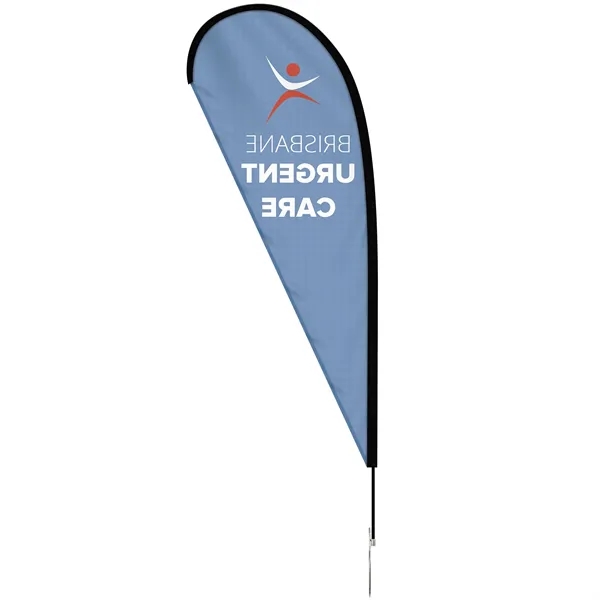 48 - Hour 8' Single Reverse Teardrop Banner w/ Hardware Set - 48 - Hour 8' Single Reverse Teardrop Banner w/ Hardware Set - Image 3 of 11