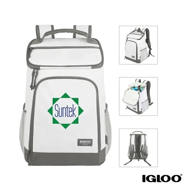 Igloo® MaxCold™ 24-Can RPET Top Grip Backpack Cooler - Igloo® MaxCold™ 24-Can RPET Top Grip Backpack Cooler - Image 0 of 1