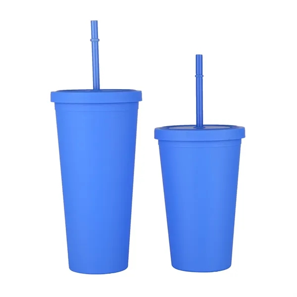 16oz/24oz Frosted double-deck beverage cup - 16oz/24oz Frosted double-deck beverage cup - Image 4 of 6