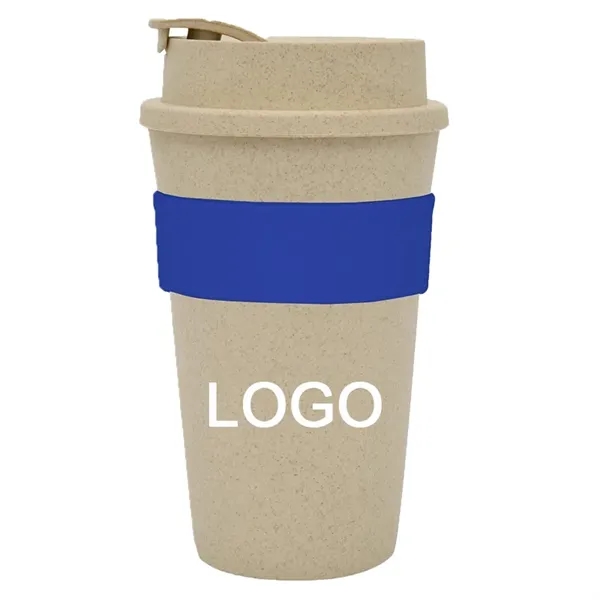 16 oz Wheat Travel Tumbler - 16 oz Wheat Travel Tumbler - Image 2 of 8