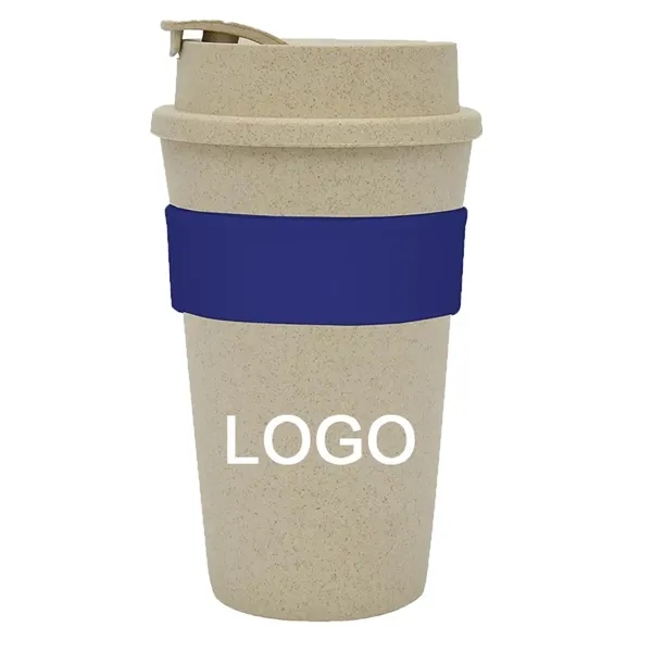 16 oz Wheat Travel Tumbler - 16 oz Wheat Travel Tumbler - Image 8 of 8