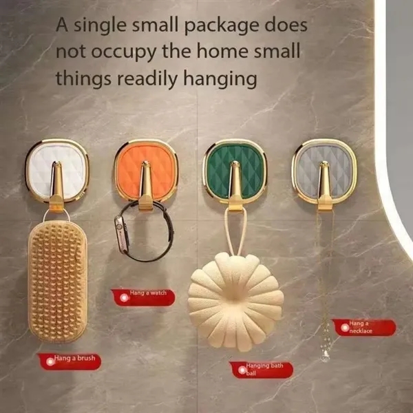 Strong Adhesive Wall Hooks - Strong Adhesive Wall Hooks - Image 1 of 4