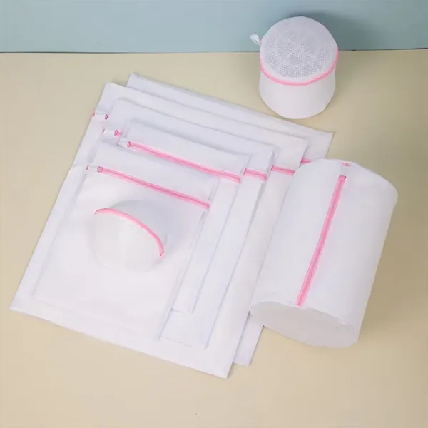 12"*16" Clear Net Mesh Laundry Bags with Zipper Closure - 12"*16" Clear Net Mesh Laundry Bags with Zipper Closure - Image 1 of 2