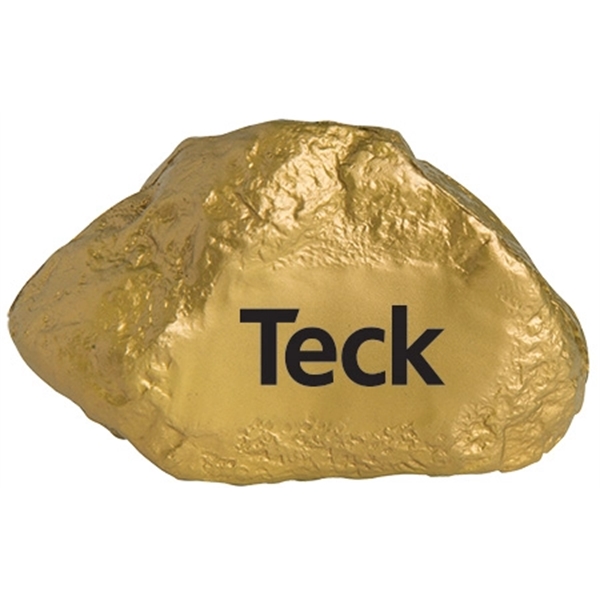 Custom Gold nugget stress reliever