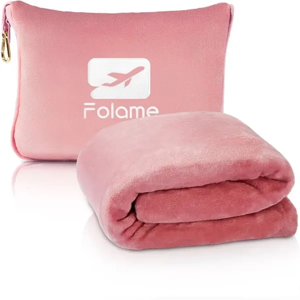 Travel Airplane Blanket Pillow 2 In 1 - Travel Airplane Blanket Pillow 2 In 1 - Image 1 of 8