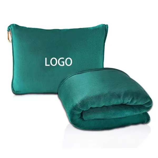Travel Airplane Blanket Pillow 2 In 1 - Travel Airplane Blanket Pillow 2 In 1 - Image 2 of 8