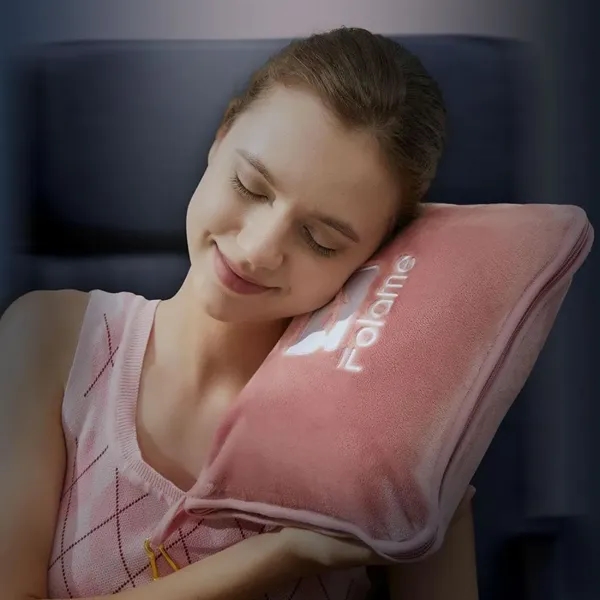 Travel Airplane Blanket Pillow 2 In 1 - Travel Airplane Blanket Pillow 2 In 1 - Image 5 of 8