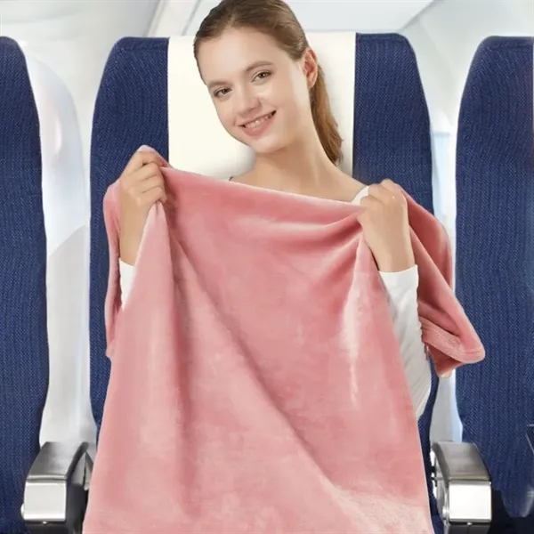 Travel Airplane Blanket Pillow 2 In 1 - Travel Airplane Blanket Pillow 2 In 1 - Image 6 of 8
