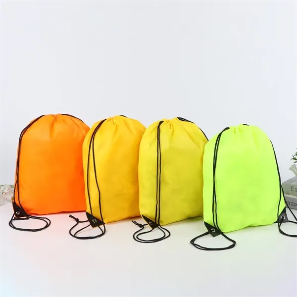 Classic Polyester Drawstring Backpacks - Classic Polyester Drawstring Backpacks - Image 1 of 4