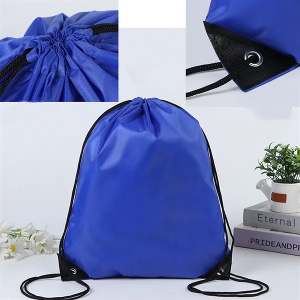 Classic Polyester Drawstring Backpacks - Classic Polyester Drawstring Backpacks - Image 4 of 4