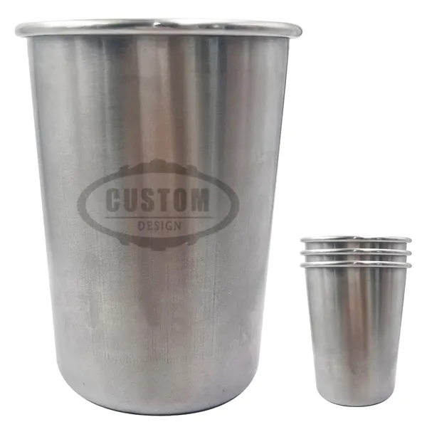 8 Oz Stainless Steel Cups Tumblers - 8 Oz Stainless Steel Cups Tumblers - Image 0 of 3