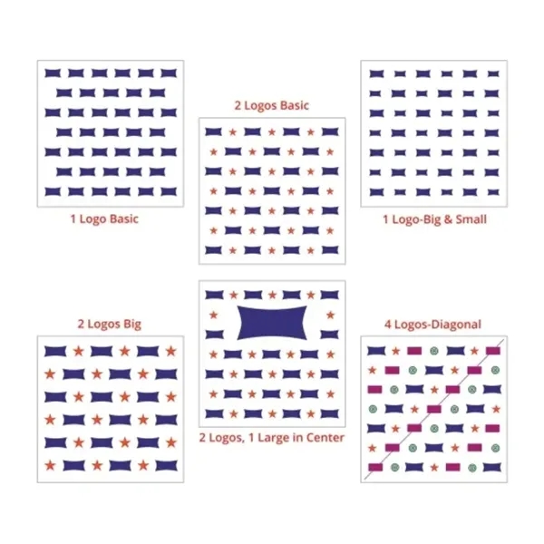 Step and Repeat Straight Pillow Case Backdrop (10ft x 8ft) - Step and Repeat Straight Pillow Case Backdrop (10ft x 8ft) - Image 2 of 3