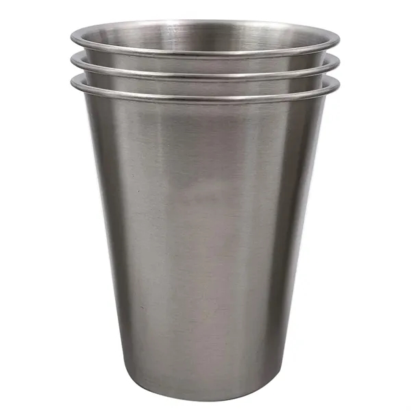 16 Ounce Stainless Steel Pint Cup - 16 Ounce Stainless Steel Pint Cup - Image 2 of 2