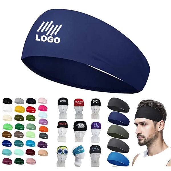 Sports Moisture Wicking Workout Headband - Sports Moisture Wicking Workout Headband - Image 0 of 2