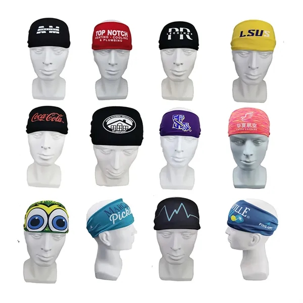 Sports Moisture Wicking Workout Headband - Sports Moisture Wicking Workout Headband - Image 2 of 2