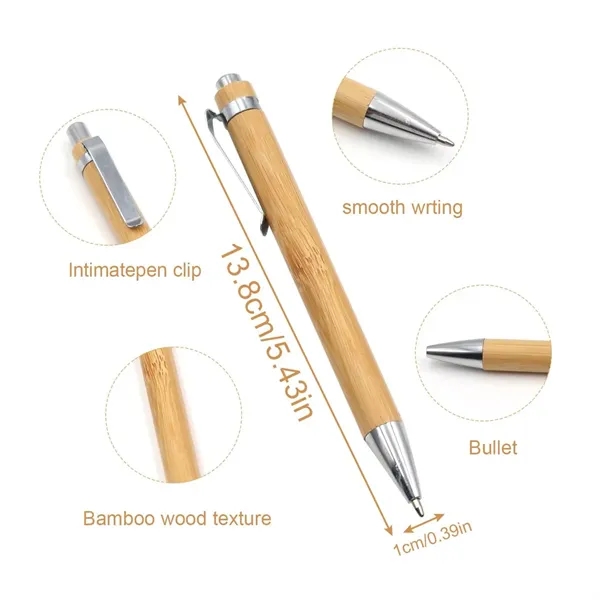 Bamboo Wooden Ballpoint Pen - Bamboo Wooden Ballpoint Pen - Image 1 of 3
