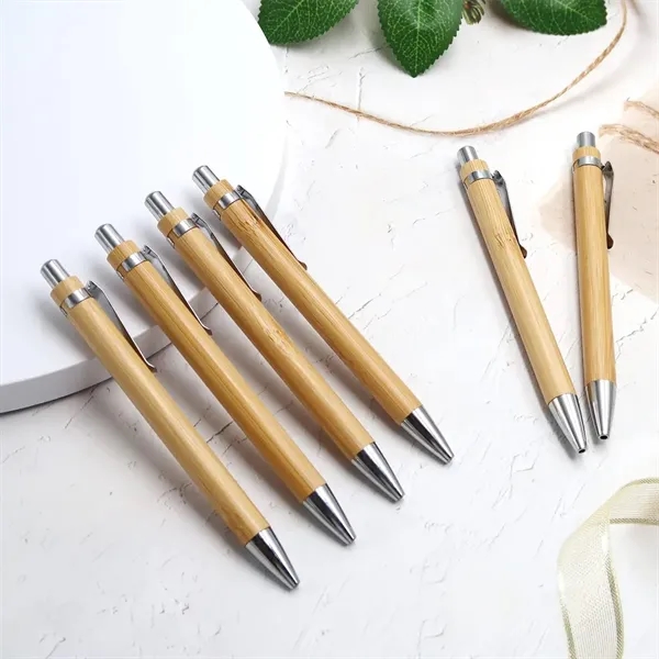 Bamboo Wooden Ballpoint Pen - Bamboo Wooden Ballpoint Pen - Image 3 of 3