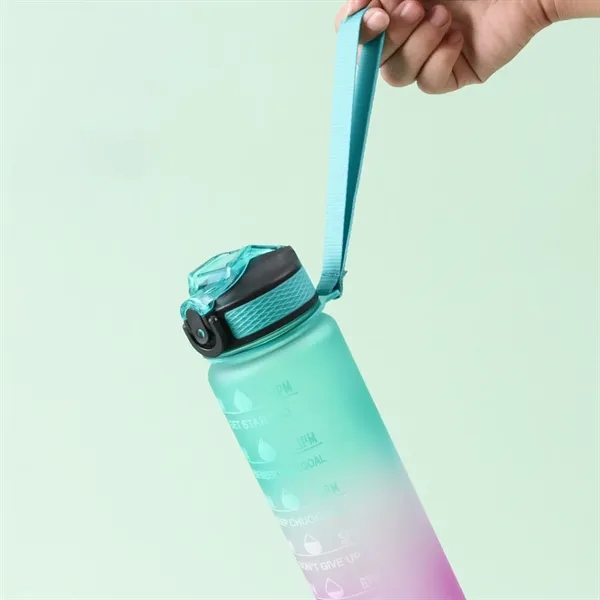 32Oz Motivational Fitness Leak-Proof Sports Water Bottle - 32Oz Motivational Fitness Leak-Proof Sports Water Bottle - Image 11 of 14