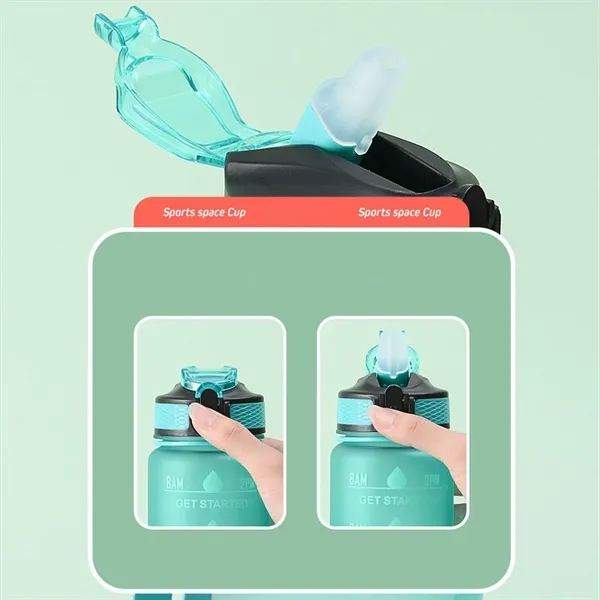 32Oz Motivational Fitness Leak-Proof Sports Water Bottle - 32Oz Motivational Fitness Leak-Proof Sports Water Bottle - Image 12 of 14