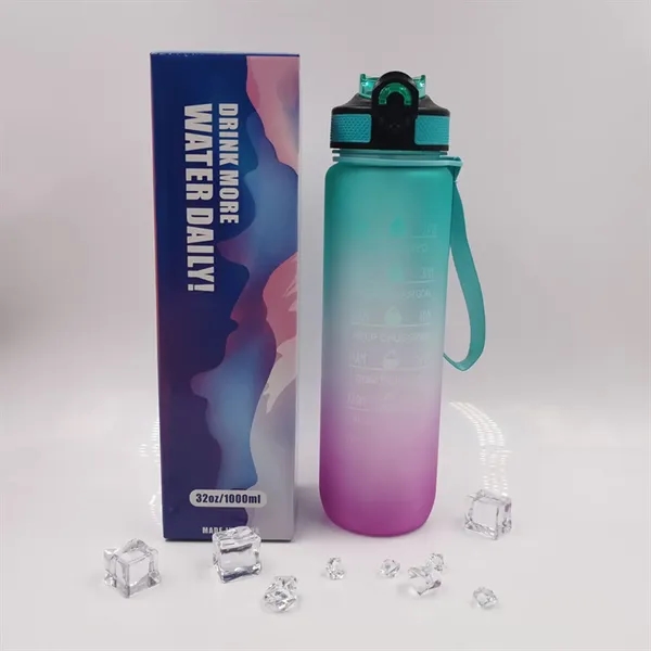 32Oz Motivational Fitness Leak-Proof Sports Water Bottle - 32Oz Motivational Fitness Leak-Proof Sports Water Bottle - Image 14 of 14