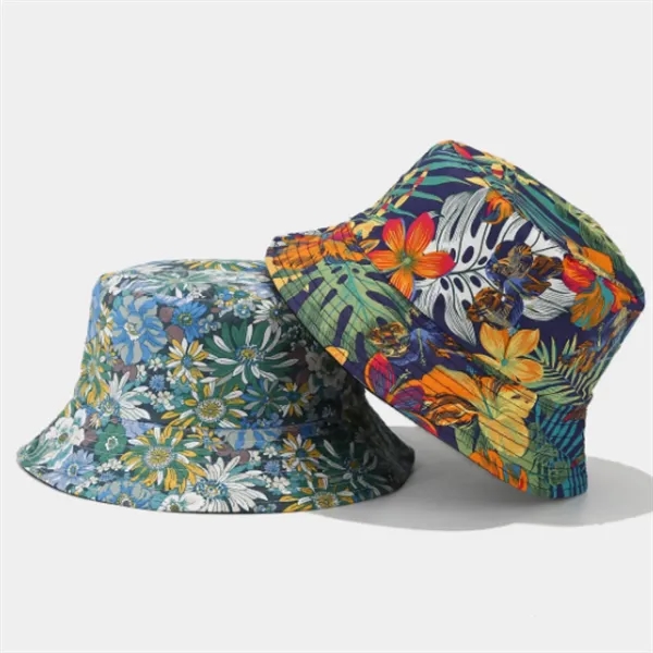 Cotton Bucket Sun Hat - Cotton Bucket Sun Hat - Image 11 of 14