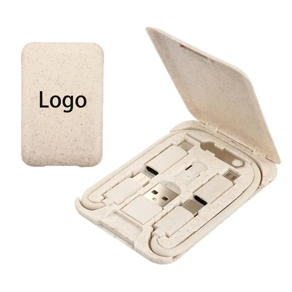 Multi-Type Charging Cable W/Adaptors Kit Case - Multi-Type Charging Cable W/Adaptors Kit Case - Image 0 of 3