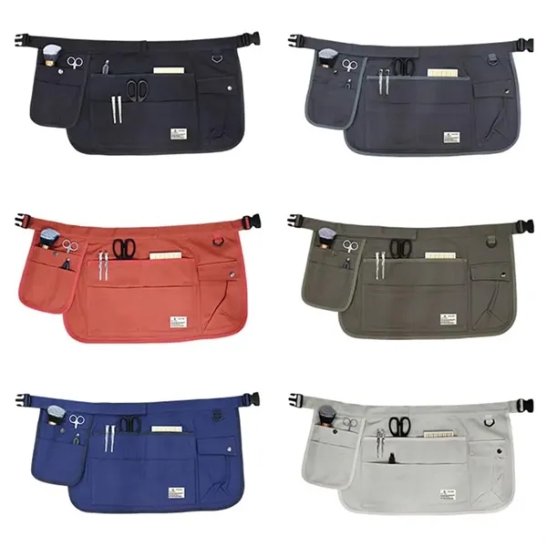 Multi-Pocket Bib Half Apron - Multi-Pocket Bib Half Apron - Image 1 of 5