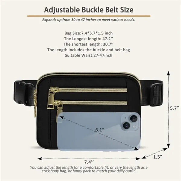 Crossbody Fanny Pack - Crossbody Fanny Pack - Image 3 of 7