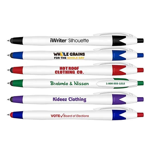 iWriter® Silhouette Stylus & Ballpoint Pen with Black Ink - iWriter® Silhouette Stylus & Ballpoint Pen with Black Ink - Image 0 of 6