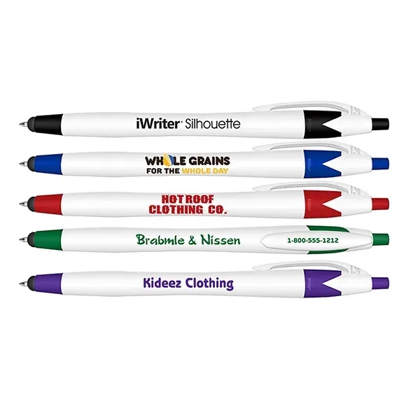 iWriter® Silhouette Stylus & Ballpoint Pen with Blue Ink - iWriter® Silhouette Stylus & Ballpoint Pen with Blue Ink - Image 0 of 5