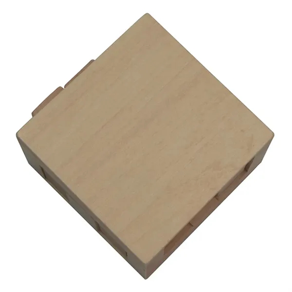 Wooden Sliding Cube Puzzle - Wooden Sliding Cube Puzzle - Image 9 of 9