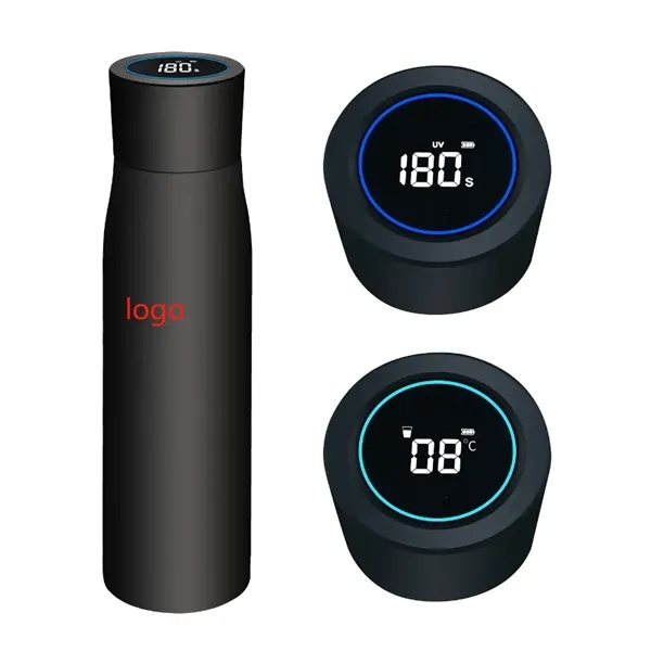 Smart UV Self Cleaning Reminder Drink Water Bottle - Smart UV Self Cleaning Reminder Drink Water Bottle - Image 0 of 2