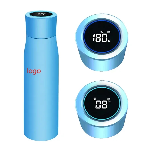 Smart UV Self Cleaning Reminder Drink Water Bottle - Smart UV Self Cleaning Reminder Drink Water Bottle - Image 2 of 2